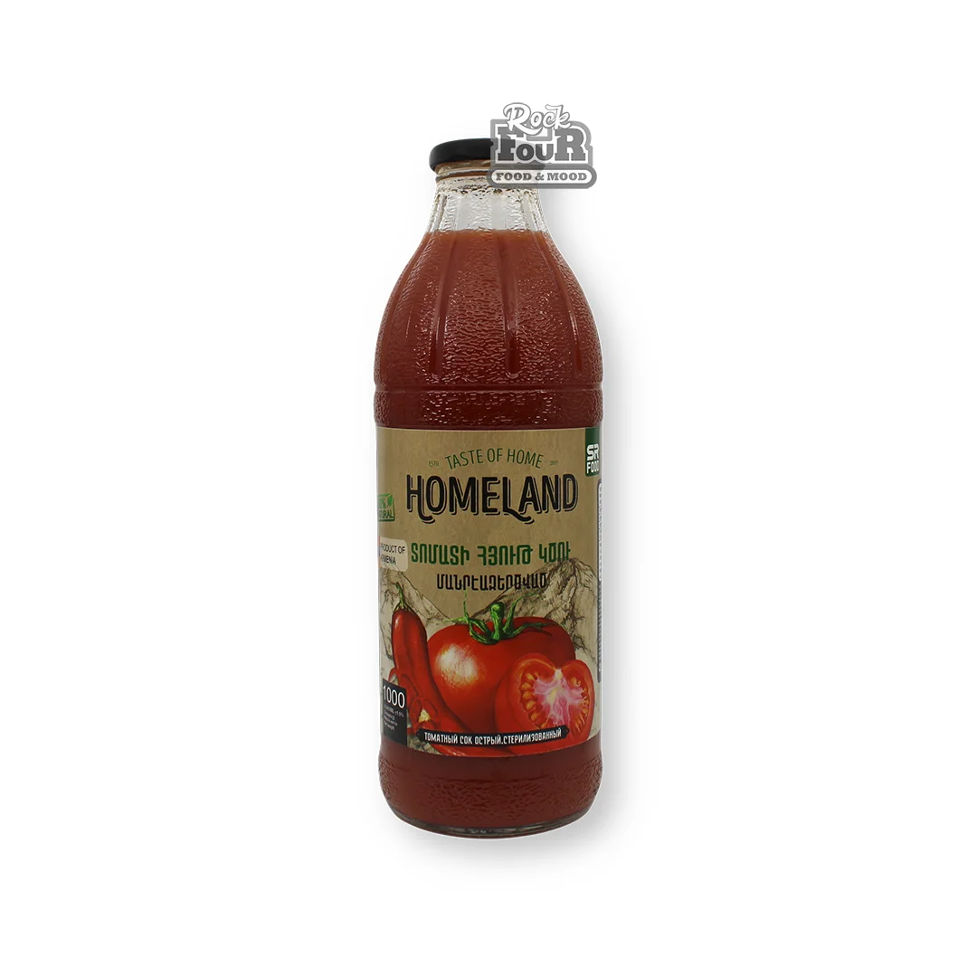 Juice "Homeland" tomato, spicy 1l